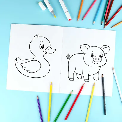 Домашние животные. Раскраска - фото 4