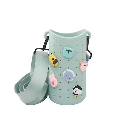 Силиконовый чехол для бутылки Asobu Зеленый цвет (69775) - фото 1