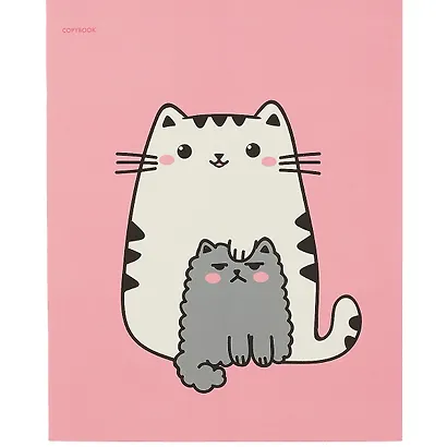 Тетрадь в клетку Unnika, "Славный кот", 48 листов, в ассортименте - фото 4