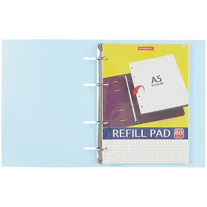 Тетрадь на кольцах в клетку Erich Krause, Pastel, 80 листов, в ассортименте - фото 2