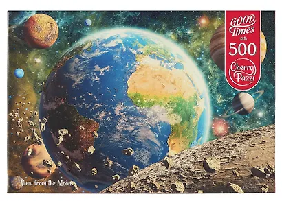 Пазл Cherry Pazzl "Вид с Луны", 500 деталей - фото 3