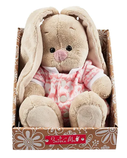 Мягкая игрушка Зайка Ми в зимней пижамке (15 см) - фото 4
