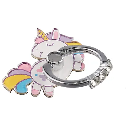 Держатель-кольцо для телефона Единорожек (металл) (коробка) (12-17727-5562) - фото 2