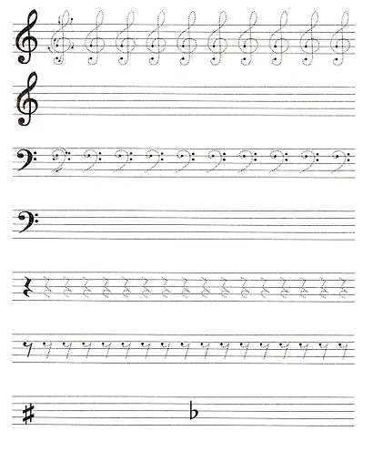 Тетрадь для нот Listoff, "Джаз-бенд", А5, 16 листов - фото 3