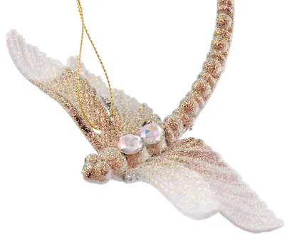 Новогоднее подвесное украшение Золотая стрекоза (полистирол) (12,5х10) - фото 5