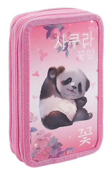 Пенал 2 отделения "Нежные моменты" 19*11 см - фото 2