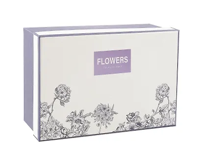 Коробка подарочная "Flowers" 18*12*7, жен., картон - фото 1