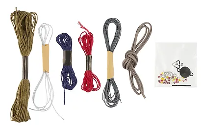 Naruto. Набор для творчества. Украшения своими руками. Фенечки из мулине. Какаши - фото 3