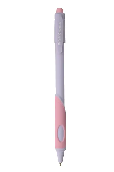 Шариковая ручка синяя 0,5 мм, ErgoLine Kids Stick&Grip Pastel, Erich Krause - фото 2
