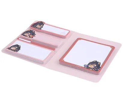 Блоки для записей, 4 штуки "Chibi Expression Dehya" диспенсер-книжка - фото 3