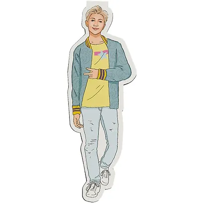 Фигурная магнитная закладка. BTS. RM - фото 2