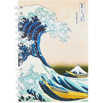 Тетрадь в клетку Hai Bin, "Хокусай Большая волна", 80 листов - фото 1