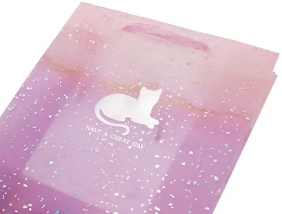 Пакет А5 25*19*8,5 "Lilac", пластиковый - фото 2