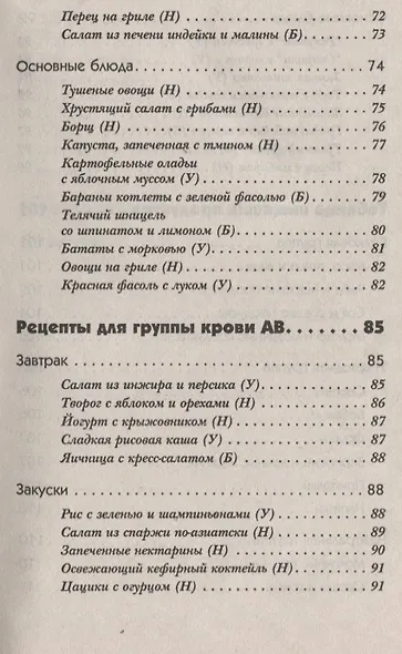 Раздельное питание для 4 групп крови - фото 6