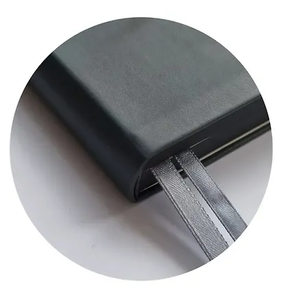 Ежедневник датированный 2026 год, А5, 176 листов, 140x200 мм "Shadow", черный - фото 4