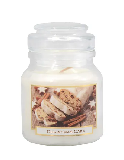 Ароматизированная свеча в баночке Рождественский пирог (Christmas Cake) (130г) - фото 1