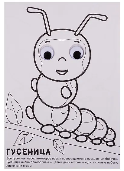 РАСКРАСКА А4 с глазками 22мм. ПРО БУКАШЕК - фото 4