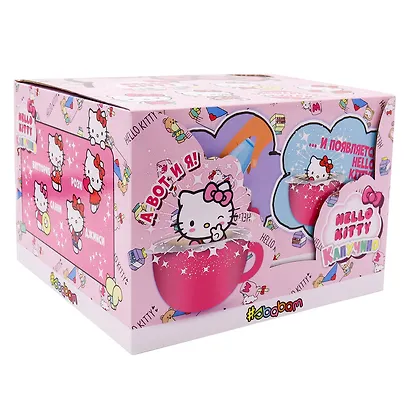 Коллекционная капсула-сюрприз Чашка Капучино Hello Kitty, в ассортименте (HK001) - фото 12