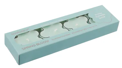 Набор чайных свечей Цветы Spring bloom (Цветочный аромат) (4 шт) (12-202506-2L) - фото 3