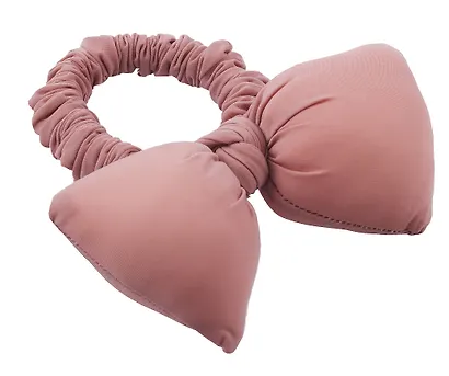 Резиночка дутая Бантик (розовая) (текстиль) (10см) (12-2025093-16) (Lafilaf) - фото 2