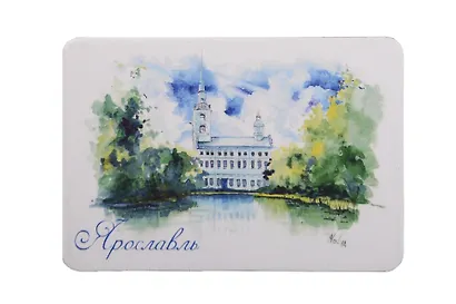 Магнит картон Храм Петра и Павла (Ярославль) (МК/601/008) - фото 1