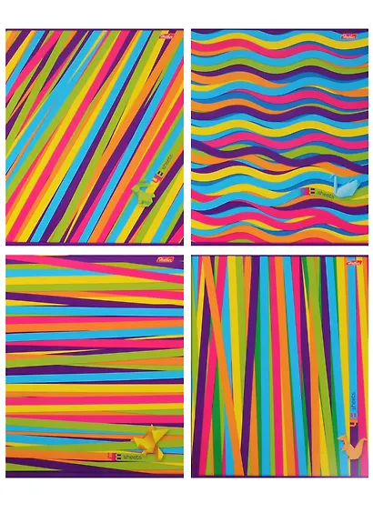 Тетрадь в линейку Hatber, Lines, 48 листов, в ассортименте - фото 4