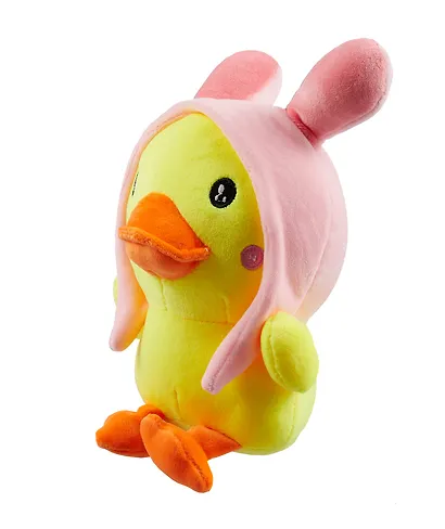 Мягкая игрушка Уточка (Шапка-Зайчик) (25см) - фото 2