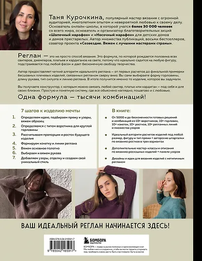Мастер вязания спицами. РЕГЛАН сверху. 5000 моделей по одной формуле. Книга-конструктор трендовых плечевых изделий с идеальной посадкой - фото 2