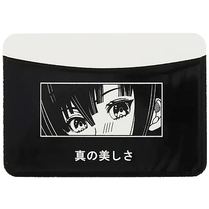 Чехол для карточек горизонтальный Аниме Лицо (Сёдзё) (ПВХ бокс) - фото 1