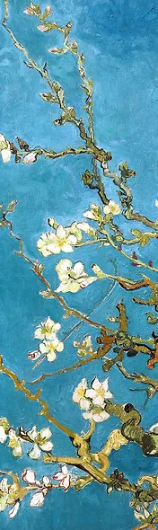 Закладка с резинкой «Ван Гог. Цветущие ветки миндаля» - фото 4