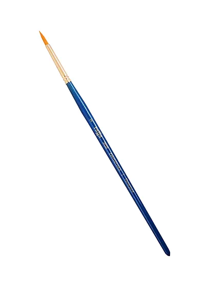 Кисть художественная Галерея, синтетика, круглая, короткая ручка №3, Гамма - фото 1