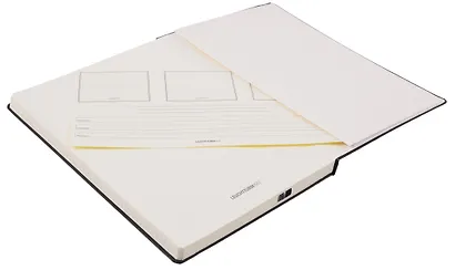 Книга для записей B5, 109 листов в клетку "Composition", твердая обложка, Черный, Leuchtturm1917 - фото 5