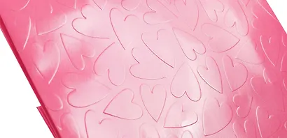 Пакет А4 26*31*12 "Розовые сердечки" жен., бум.мат.ламинат - фото 2