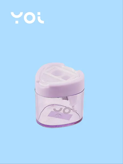 Точилка Yoi, "Пастельная", с контейнером, в ассортименте - фото 3