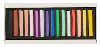 Пастель художественная 16цв "Ассорти" №25, soft, к/к, olki - фото 2