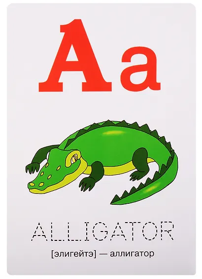 Английский алфавит в картинках - фото 2