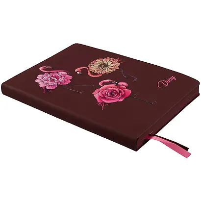 Недатированный ежедневник «Софт-тач. Фламинго», 160 листов, А5 - фото 2