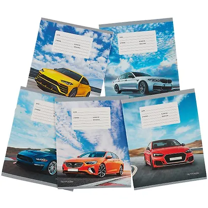 Тетрадь в клетку Unnika, "Победители дорог (авто)", 12 листов, в ассортименте - фото 7