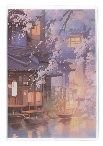 Записная книжка А7 80л лин. "Пейзажи Азии" в ПВХ-обложке, тонир.внутр.блок, ассорти - фото 3