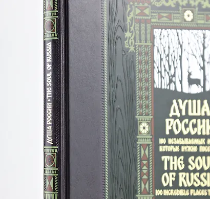 Душа России. 100 незабываемых мест. Книга в коллекционном инкрустированном переплете с тиснением в русском стиле - фото 7