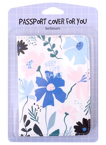 Обложка для паспорта "Sentiment" иск.кожа - фото 1