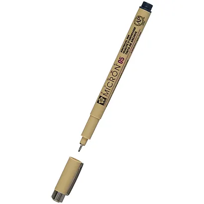 Ручка капиллярная Pigma Micron 0.45мм Иссиня-черный, Sakura - фото 2