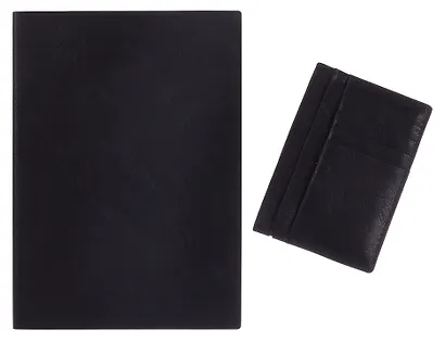 Ежедневник недат. А5+ 160л "Фланстэр" бежевый, кожзам, мягк.переплет, блинт.тиснение, обстрочка, справ.мат-лы, карман,подар.карт.коробка с ПВХ-крышкой, картхолдер 100х140 мм - фото 2