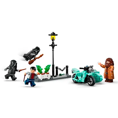 76459 Конструктор LEGO Harry Potter Побег Хагрида и Гарри по Тисовой улице, 124 деталей, возраст 8+ - фото 7