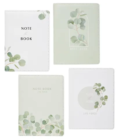 Записная книжка А6+ 96л кл. "Flowers" обложка PU, ассорти - фото 7