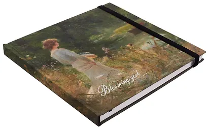Скетчбук "Blooming girl" 230*220, 50 листов, 160г/м2, твердая обложка, в ассортименте - фото 4