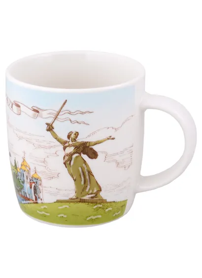 Кружка Волгоград (фарфор.с рельефом) - фото 2