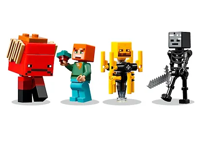 LEGO Minecraft: Битва за лаву Нижнего мира, 99 деталей (21266) - фото 3