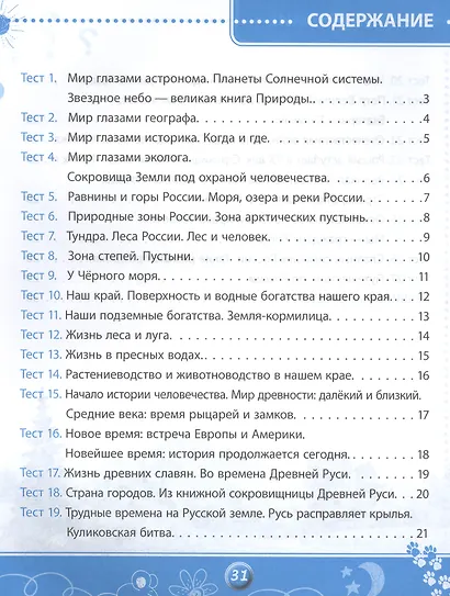 Окружающий мир. 4 класс. Тесты. ФГОС - фото 2