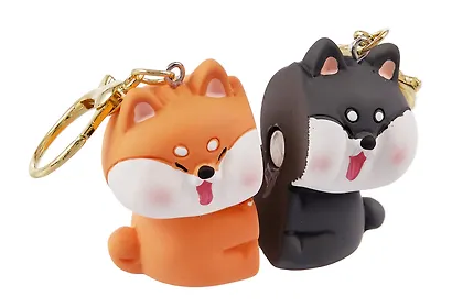 Брелоки парные Две собачки (ПВХ) (5х4) - фото 2